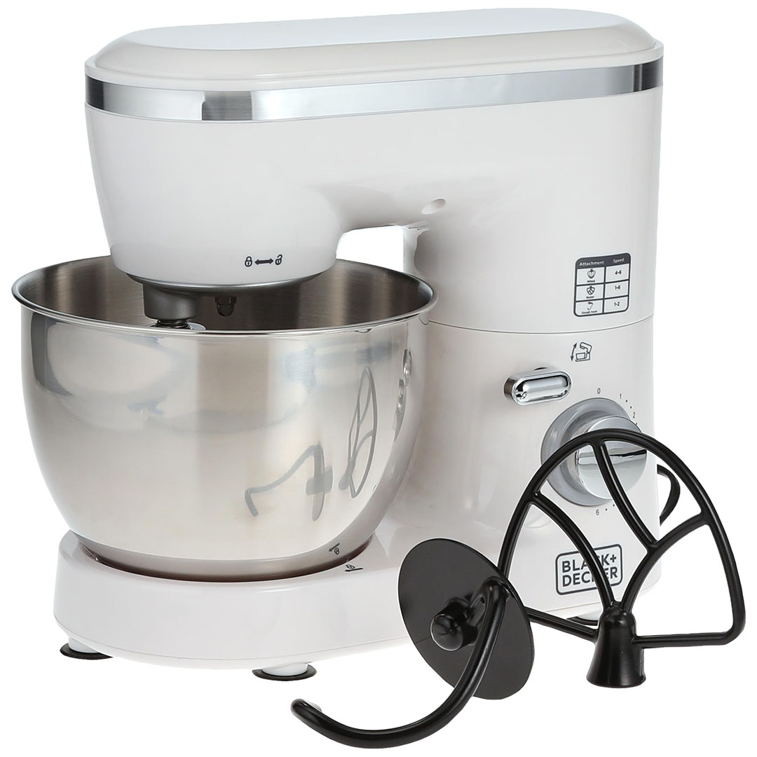 بلاك أند ديكر عجان كهربائي - 1000 وات - أبيض - SM1000