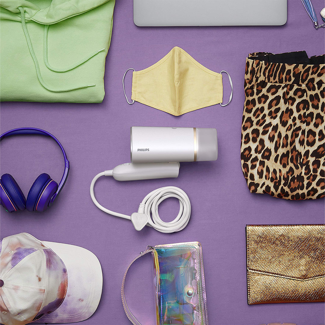 STH3020/16 مكواة بخار محمولة - 1000 وات - أبيض