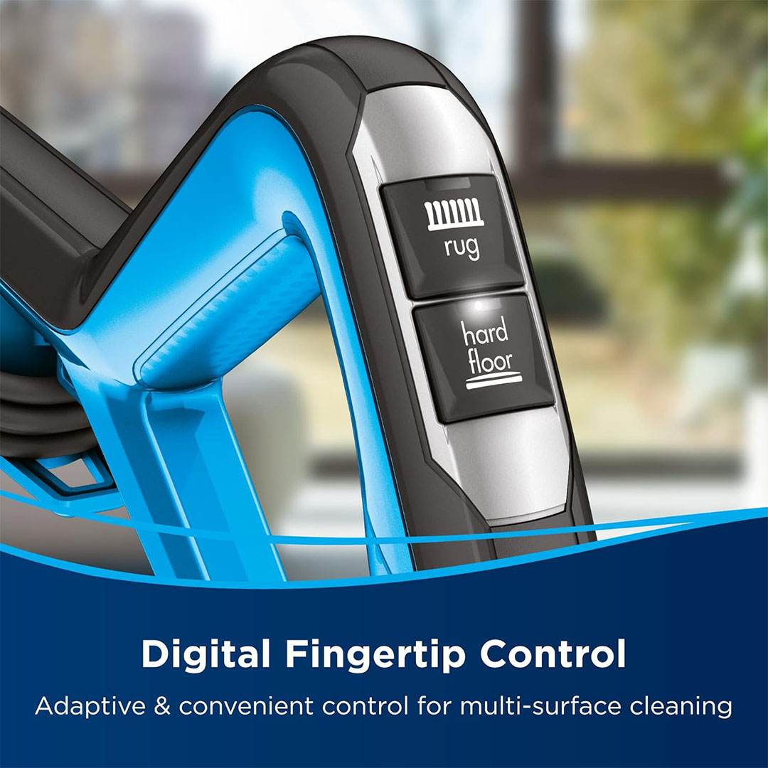 مكنسة كهربائية كروس ويف من بيسيل - تيتانيوم/ازرق - 1713E