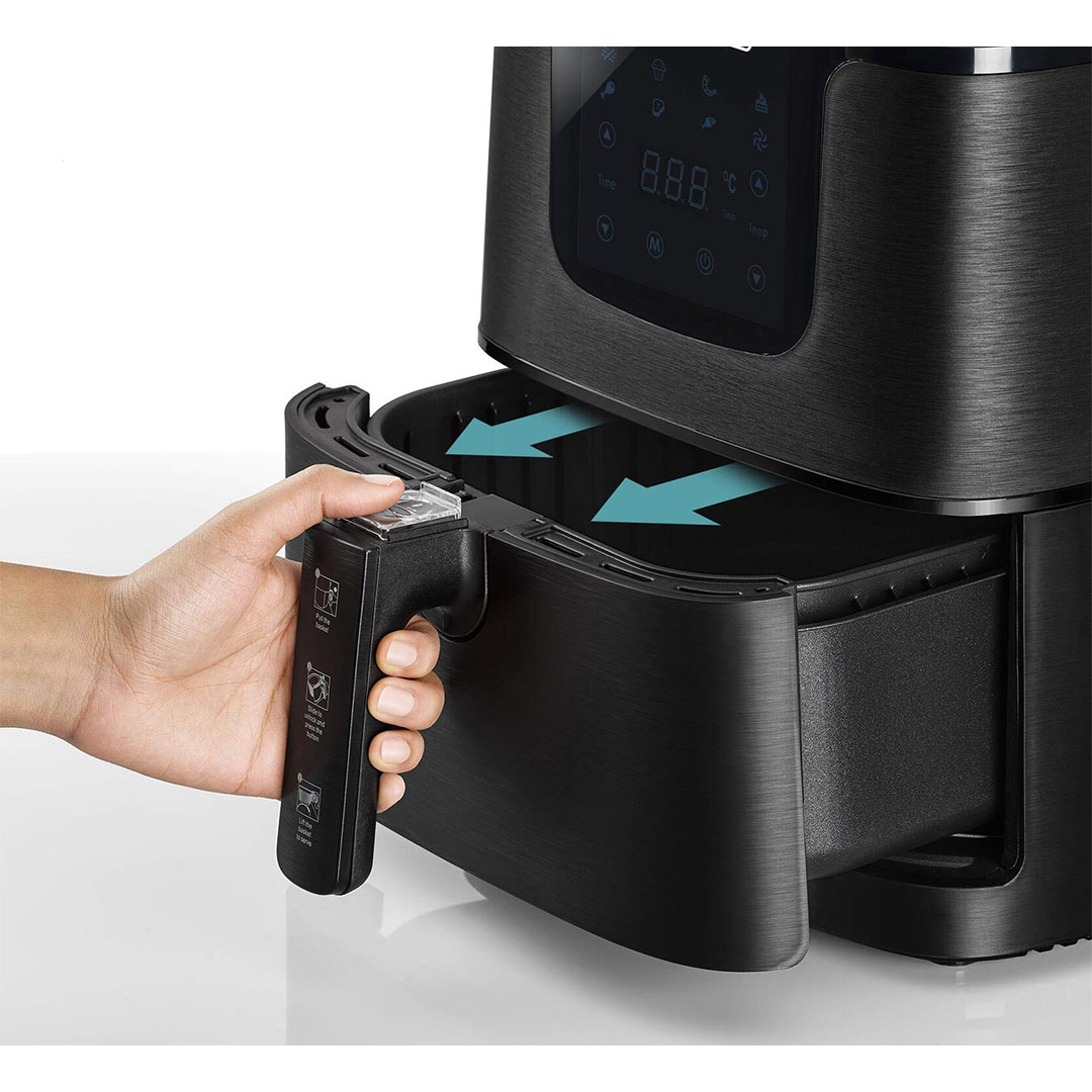 بلاك أند ديكر قلاية هوائية رقمية - 4.3 لتر - أسود - AF700