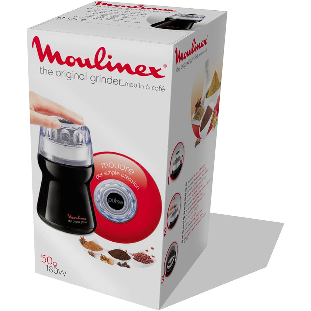 مولينكس مطحنة قهوة - أسود - 180 وات - AR110830