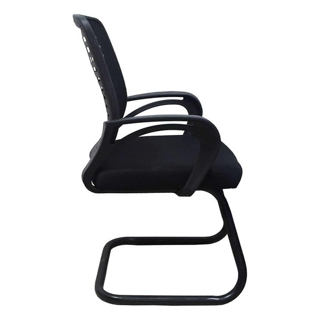 كرسي انتظار طبي شبكي - أسود