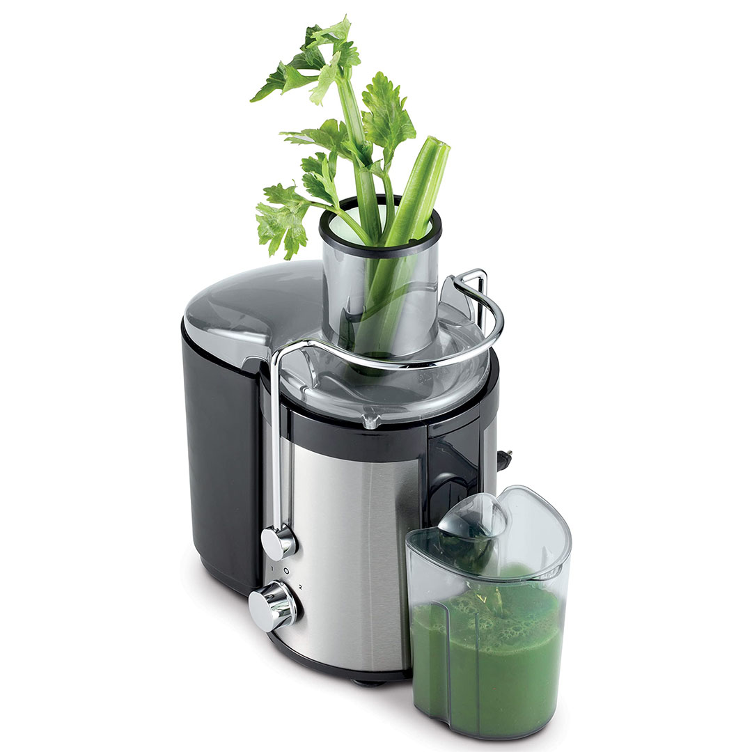 JEM01.000BK عصارة فواكة وخضروات كينوود - 300 وات - 1.2 لتر - أسود/ فضي