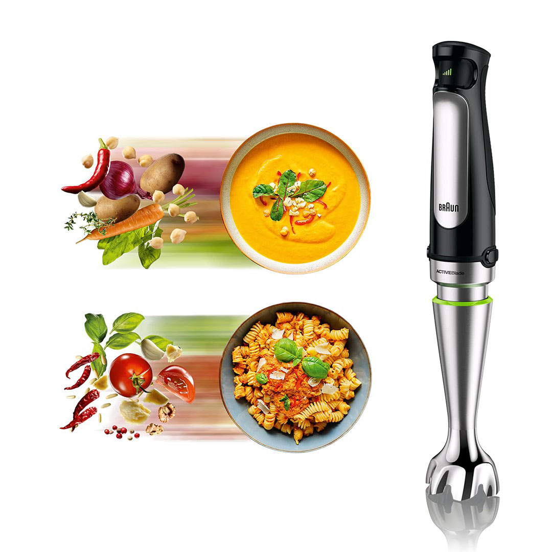 MQ7075X هاند بلندر مالتي كويك 7 براون - 1000 وات - أسود