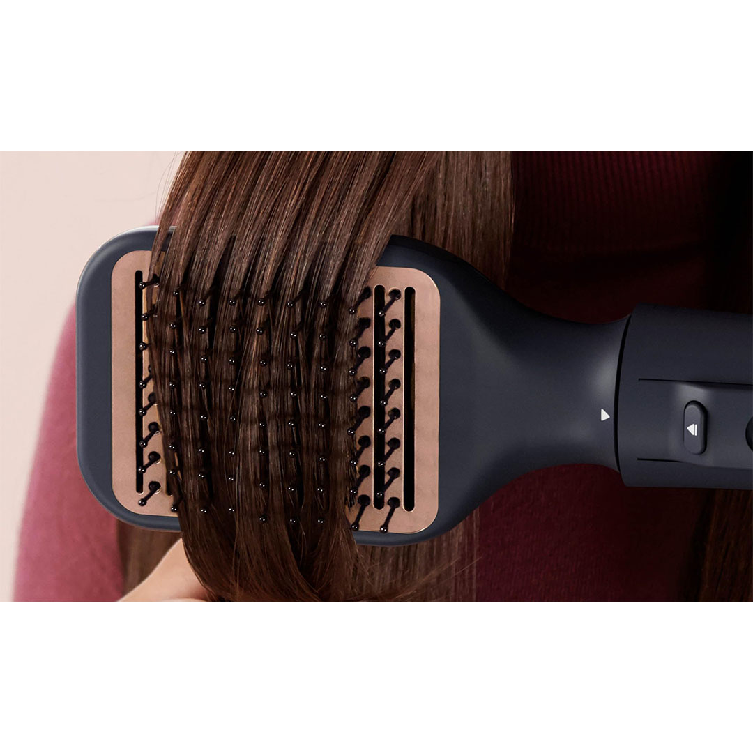 فرشاة إستشوار من فيليبس - أسود - BHA530