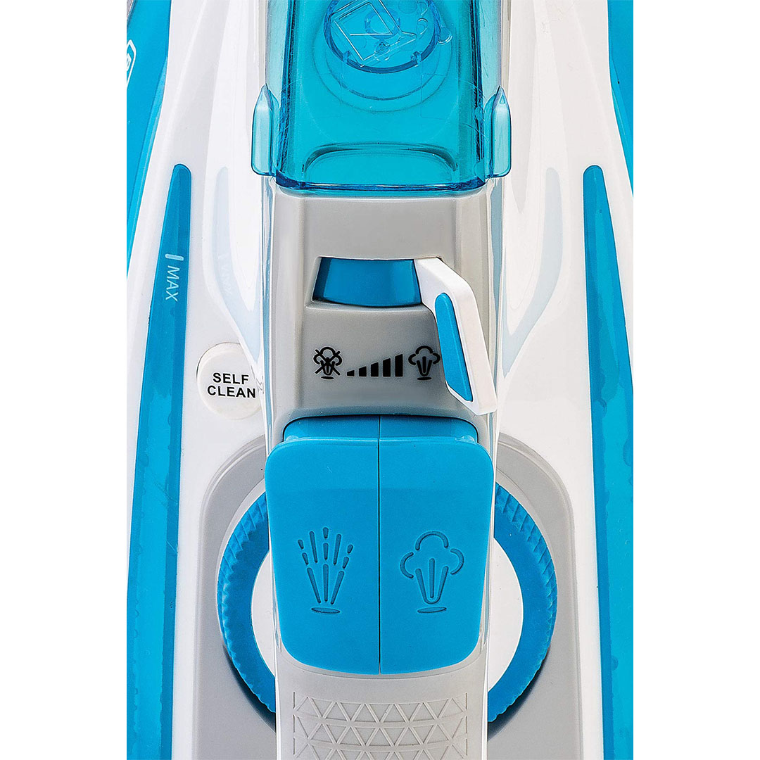 X2800-B5 مكوة بخار - 2800 واط - أبيض/أزرق