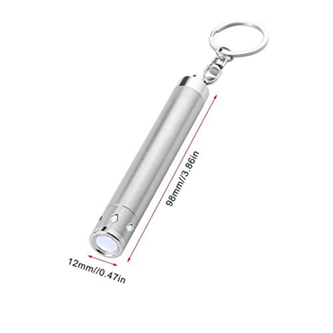 كشاف يدوي محمول للرحلات – فضي