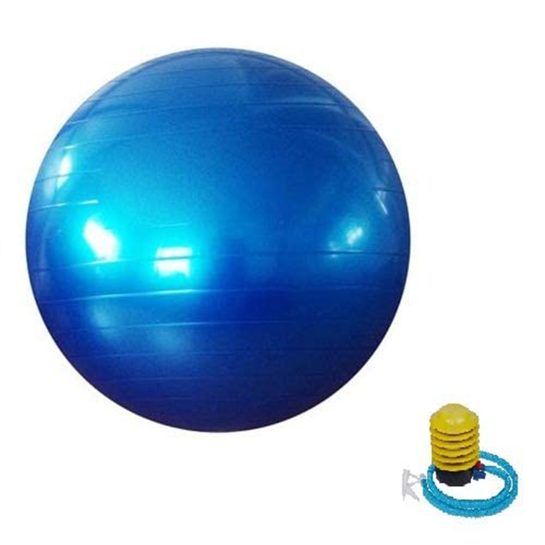 كرة تمارين رياضية – 65 سم - أزرق