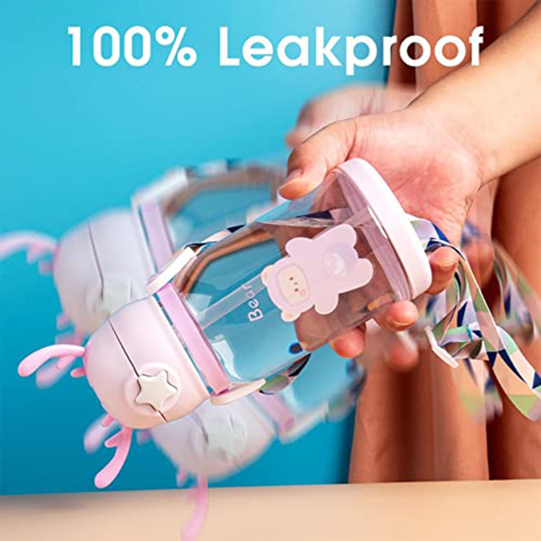 كوب مياه للأطفال مع شفاط – بنفسجي