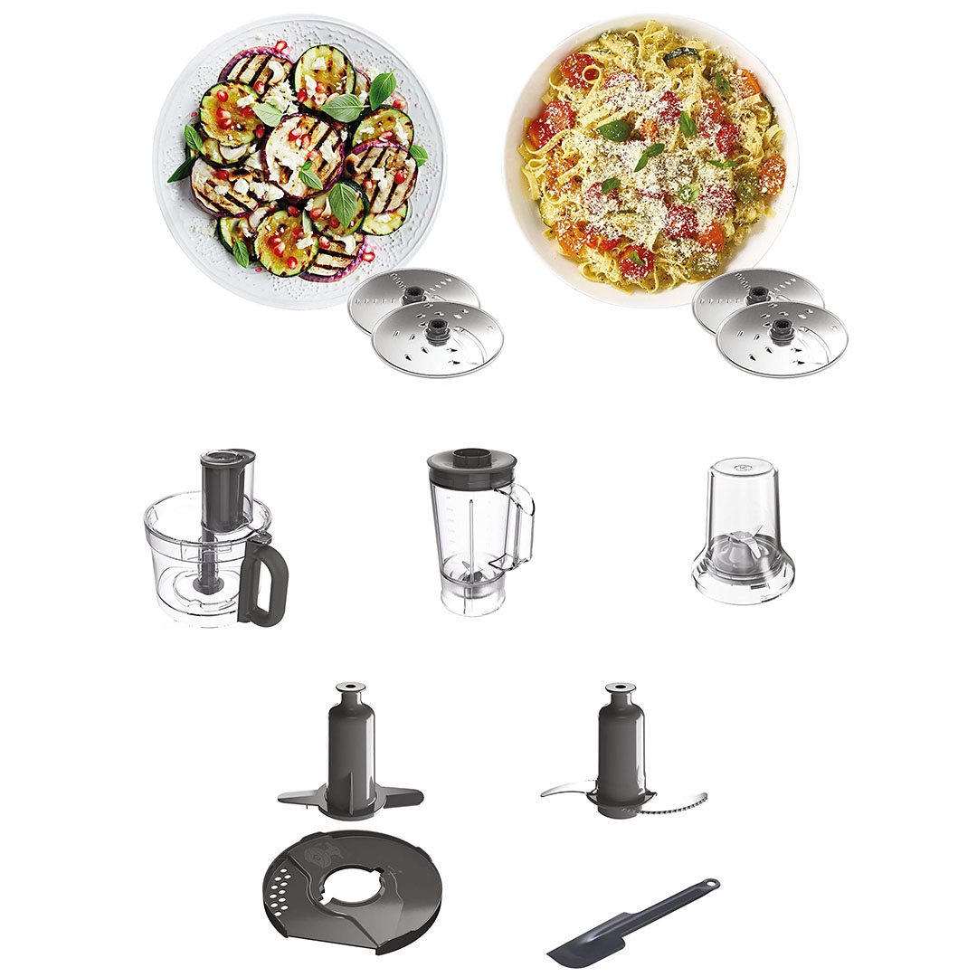 كيتشين ماشين من كينوود - 1000 وات - أبيض - fdp65.400wh