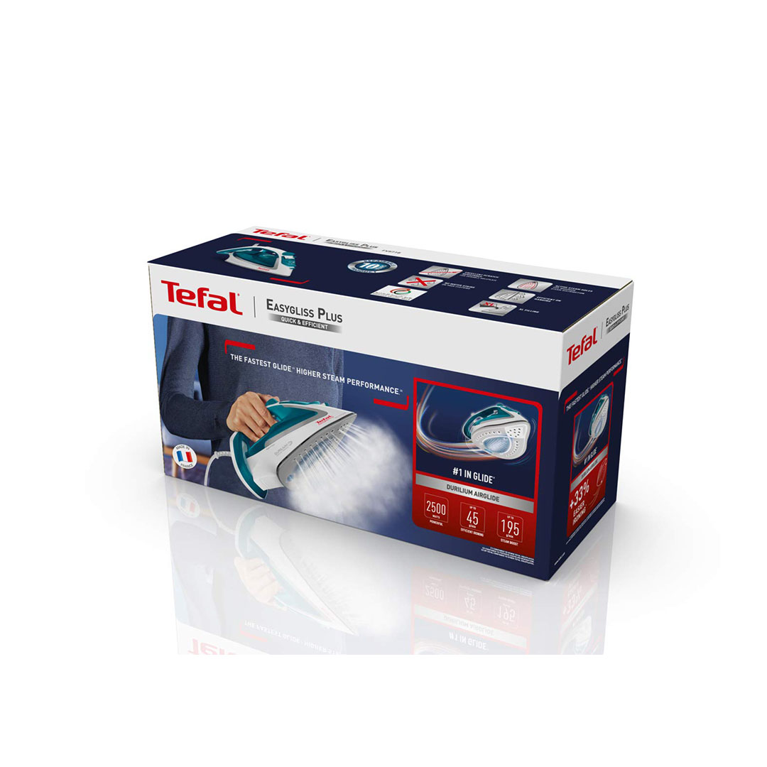 FV5718 تيفال مكواة بخار - 2400 واط - تركواز