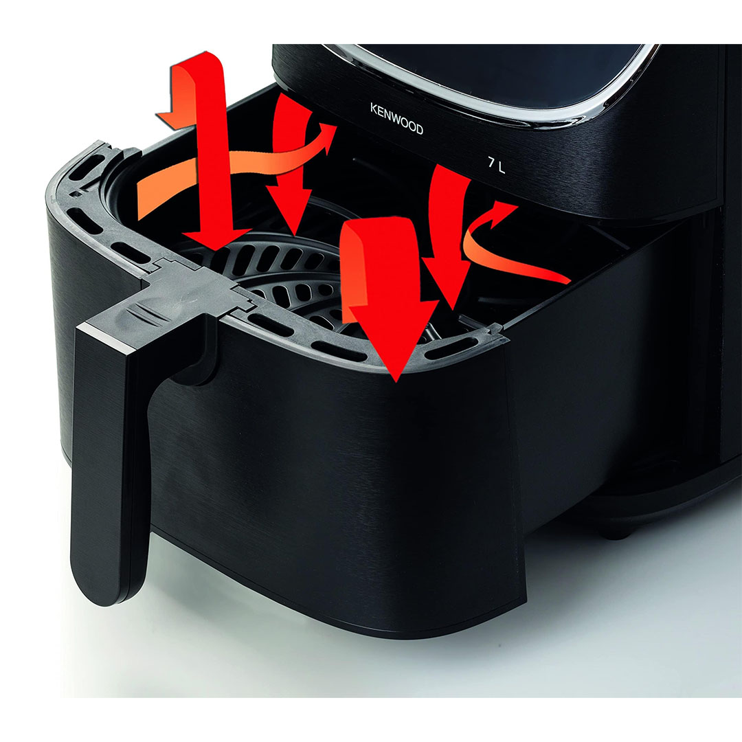 HFP8000BK قلاية هوائية كينوود - 7 لتر - أسود