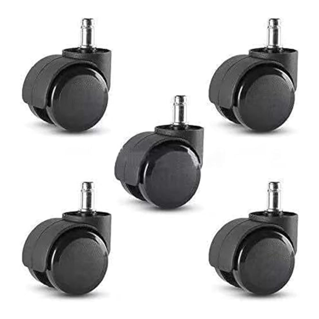 عجلات كرسي المكتب - مجموعة من 5 قطع - مقاس 2 بوصة