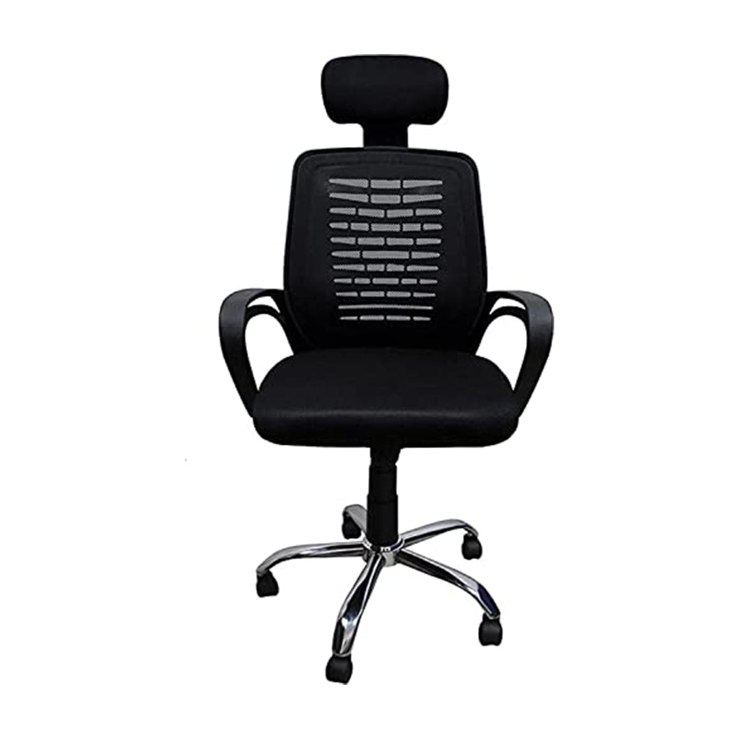 كرسي شبكي للمكتب الطبي للمدير - أسود