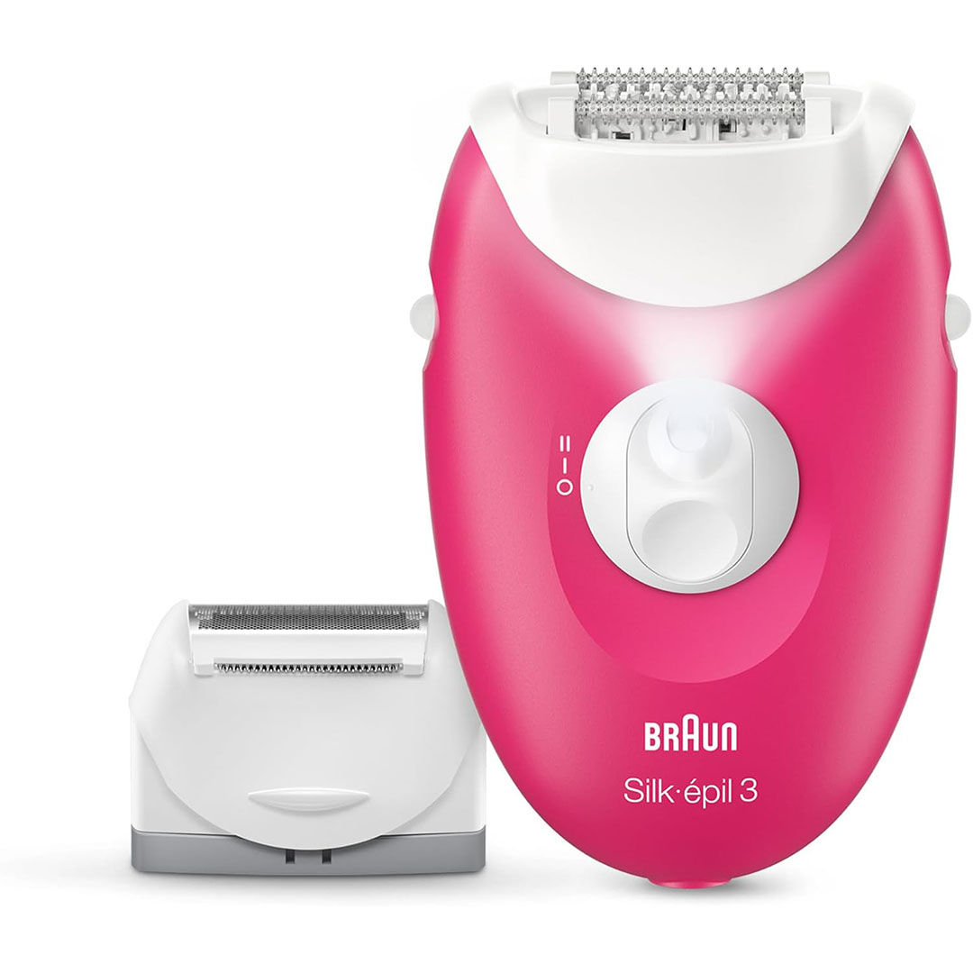 جهاز إزالة شعر سيلك-ابيل 3 بـ 20 ملقطًامن براون - SE 3-032
