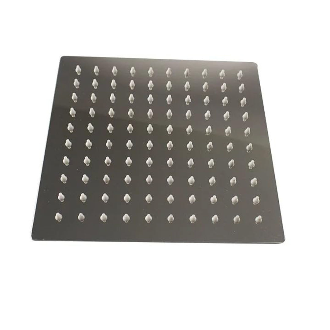 طبق دش مربع ستانلس ستيل - 25*25 - فضي