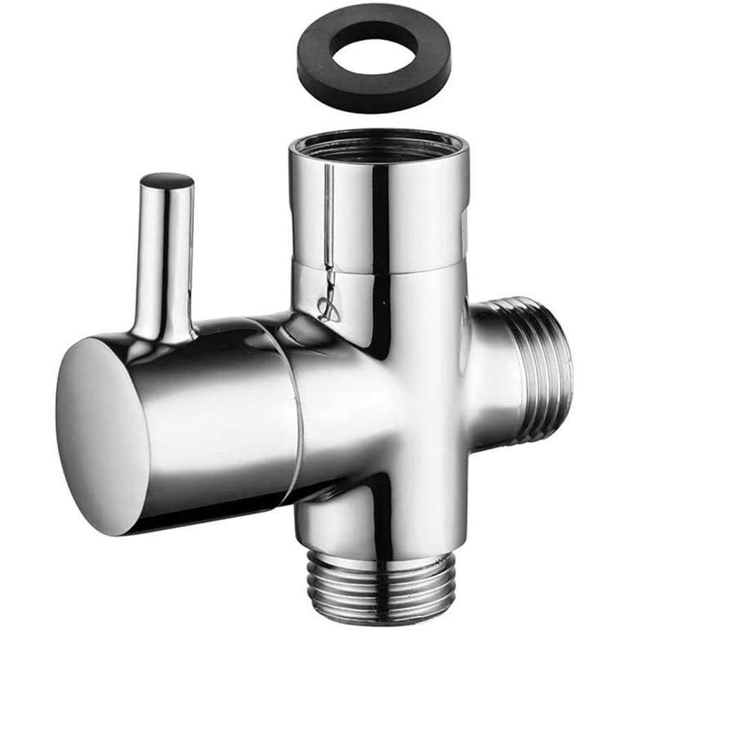 صمام محول دش ثلاثي - 1/2 بوصة - فضي