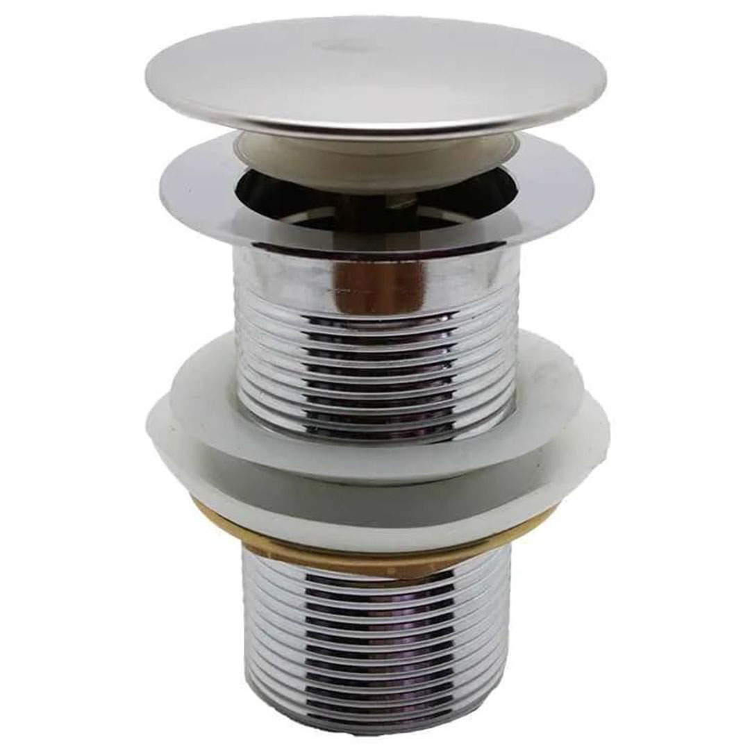 وصلة تصريف لحوض الحمام - فضي