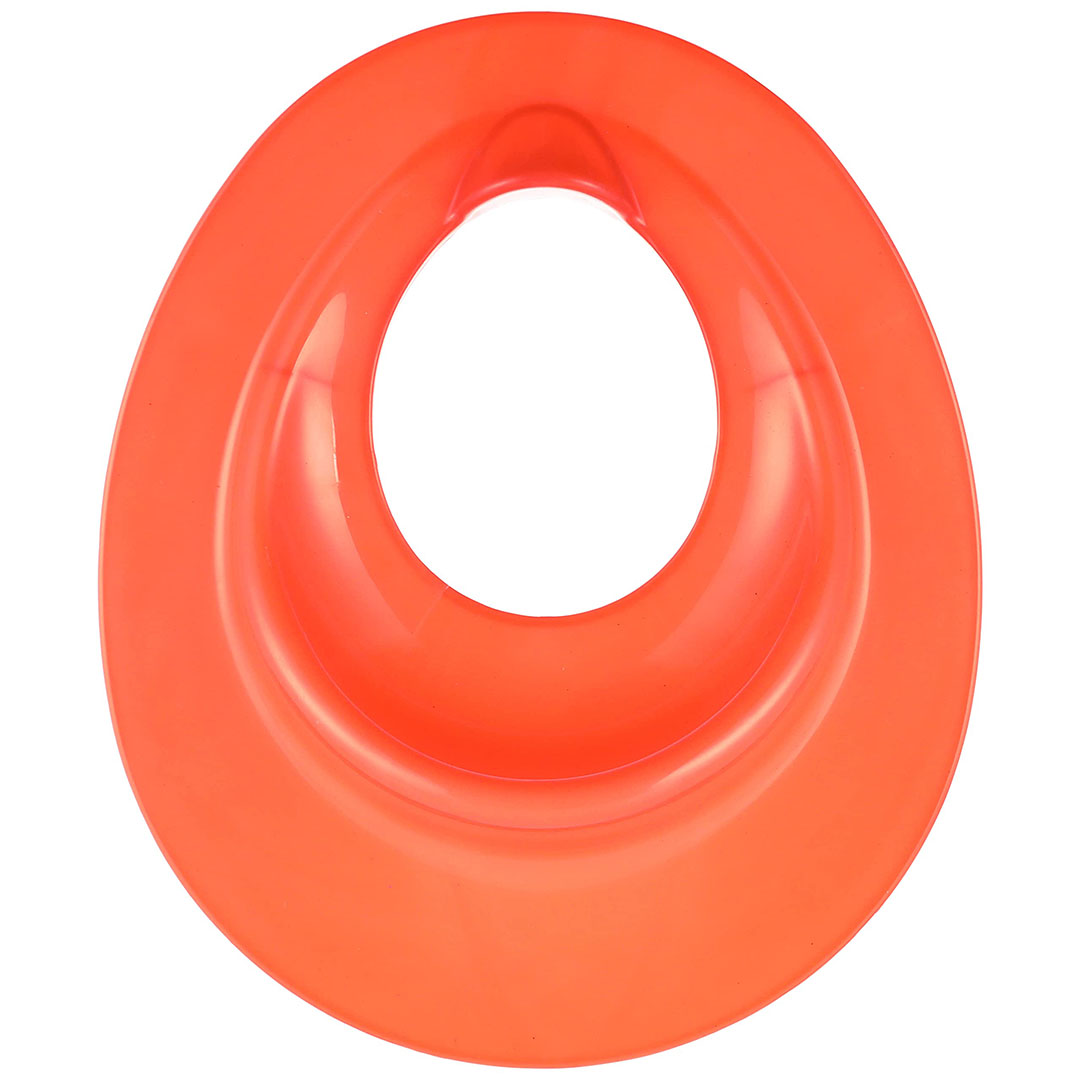 قاعدة بلاستيك لتدريب الاطفال‎ على استخدام التواليت - أحمر