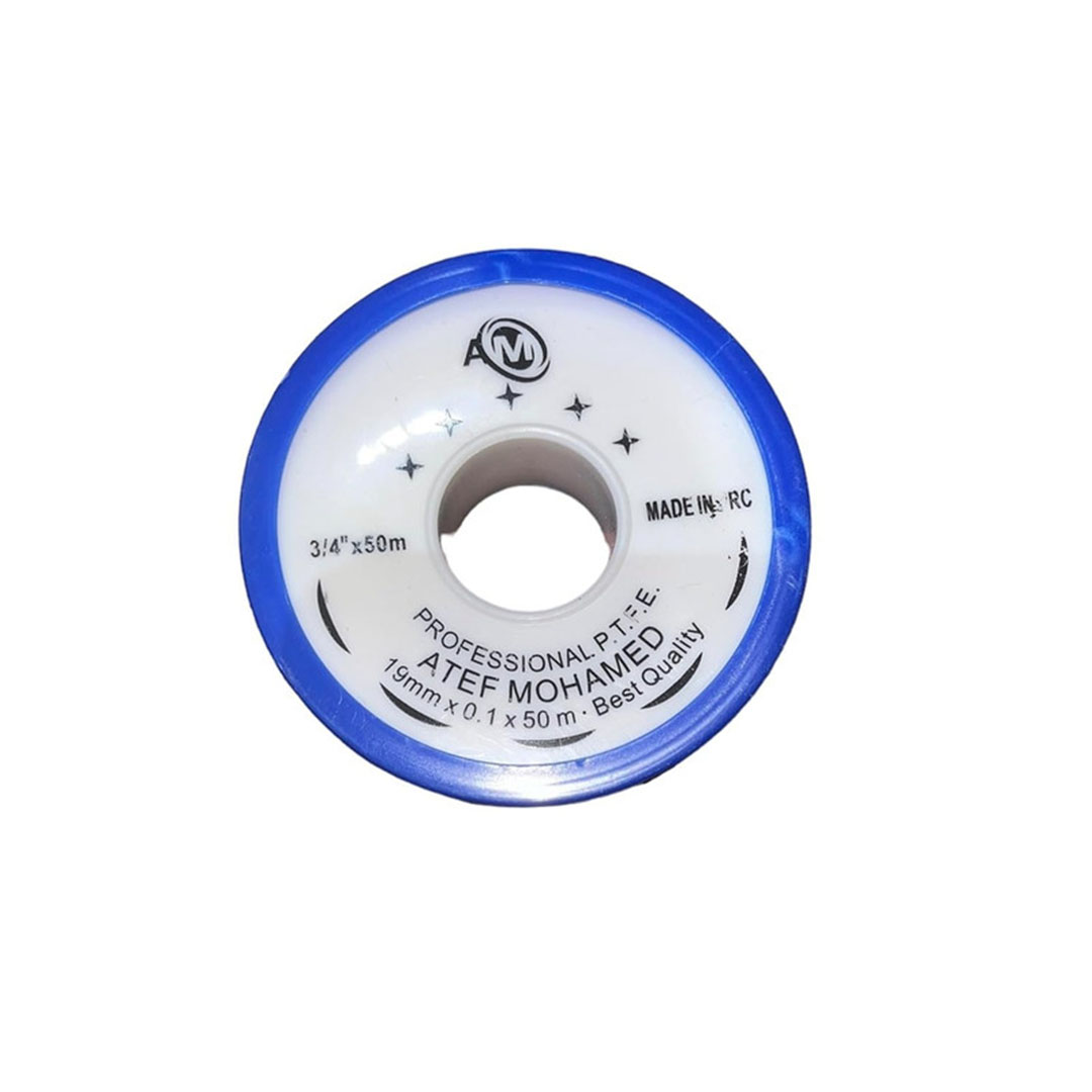 شريط تيفلون - 50 متر - أبيض