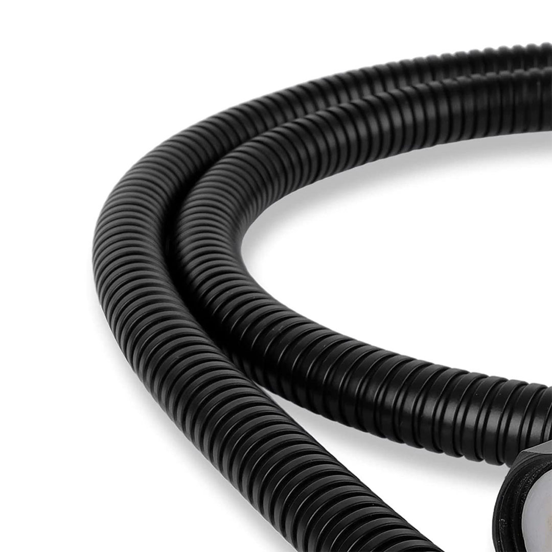 خرطوم دش ستانلس ستيل - 1 م - أسود