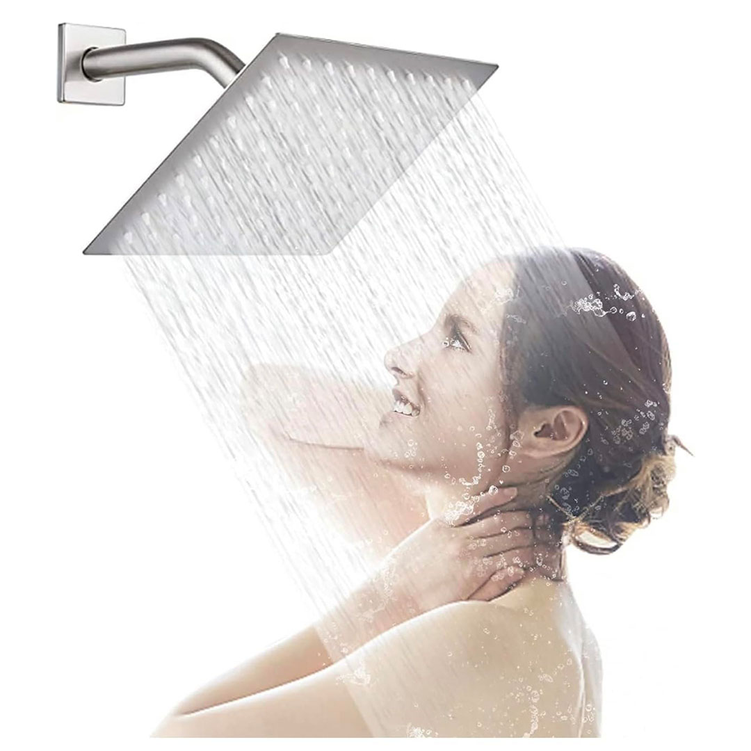 طبق دش مربع ستانلس ستيل - 25*25 - فضي