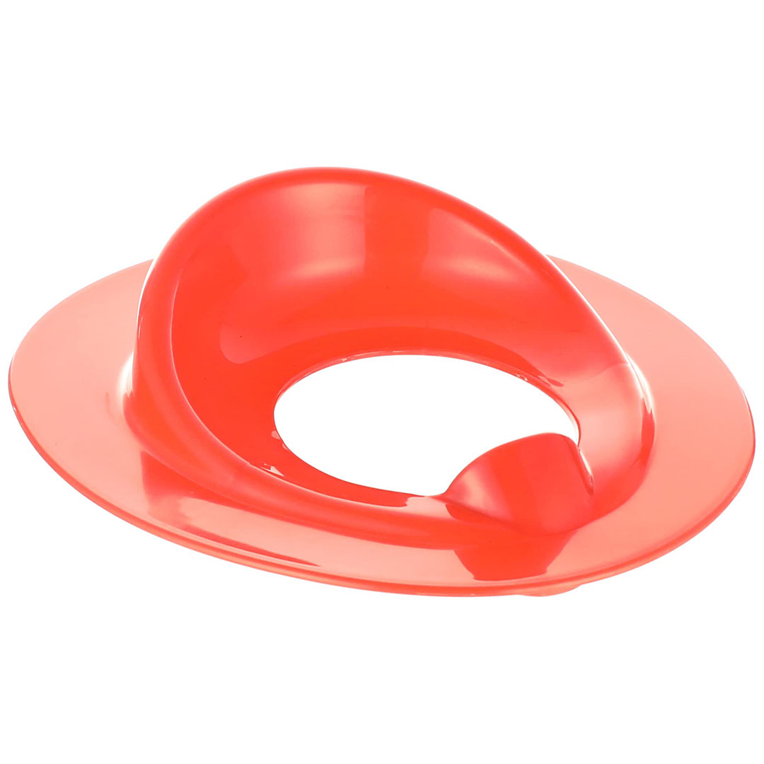 قاعدة بلاستيك لتدريب الاطفال‎ على استخدام التواليت - أحمر