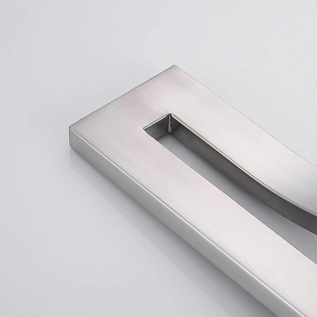 خلاط حوض حمام ستانلس ستيل - فضي