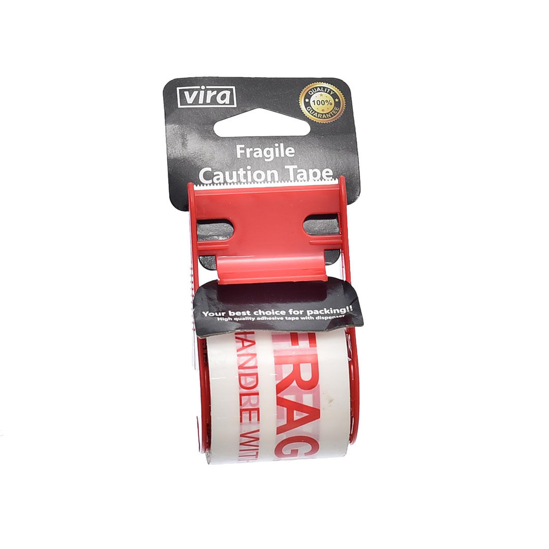 شريط تحذيري - أبيض وأحمر