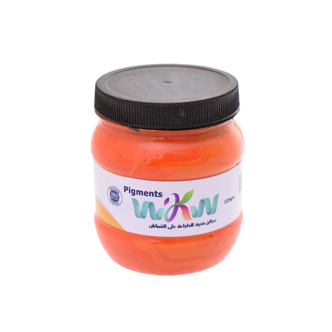 صبغة عجينة للأقمشة والأنسجة - برتقالي - 225 جرام