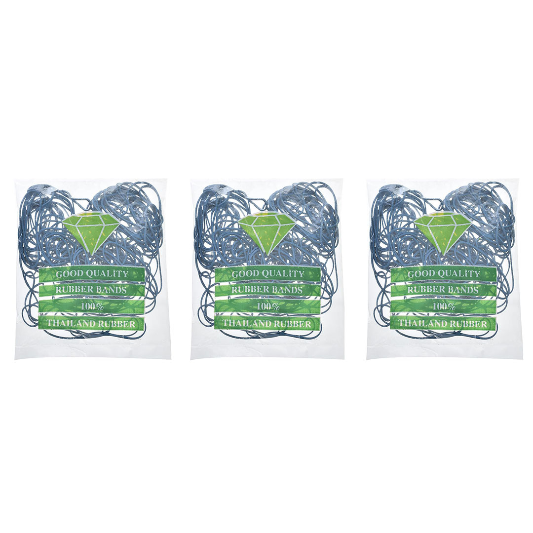 كيس أستك - 50 جرام - 3 قطع - أزرق