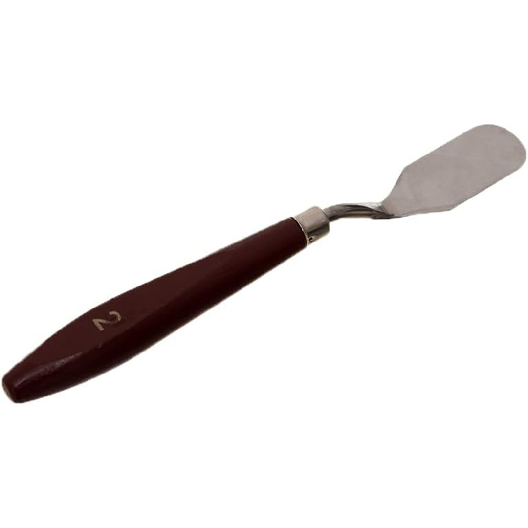 سكين الرسم من الفولاذ المقاوم للصدأ - مقاس 2 - بني