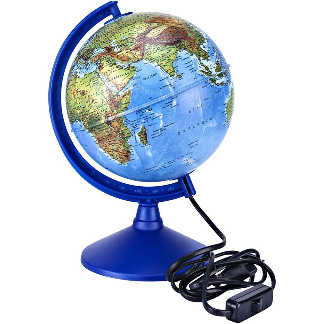 BR-802 كرة أرضية مضيئة 20 سم