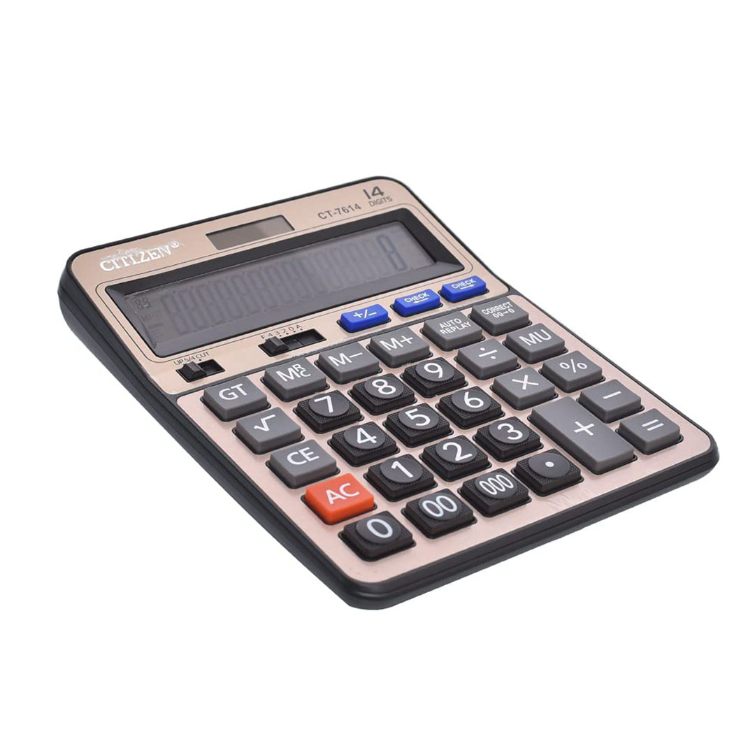 Ct-7614c آلة حاسبة للفحص والتصحيح - بيج