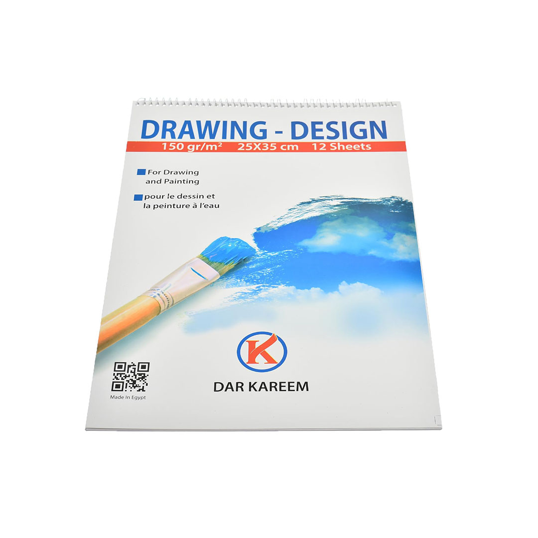سكيتش رسم - 150 جرام - 12 ورقة