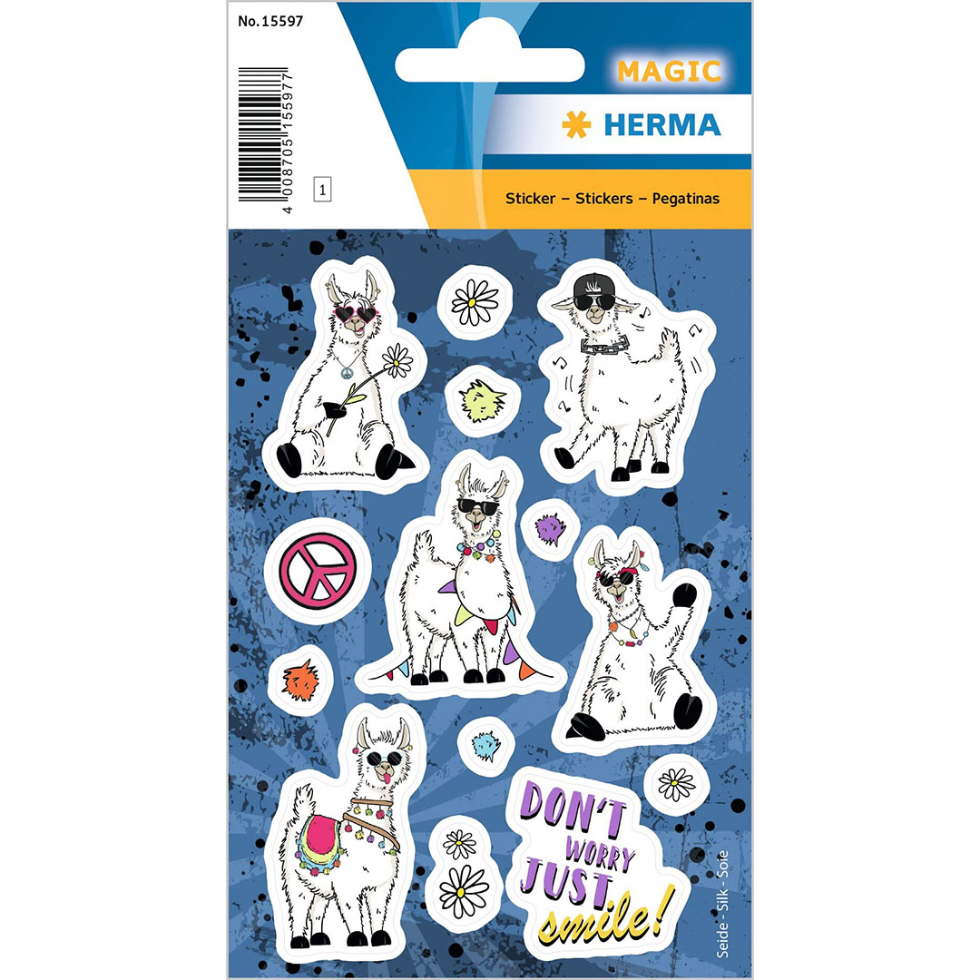 ملصقات بأشكال مختلفة مقاومة للماء