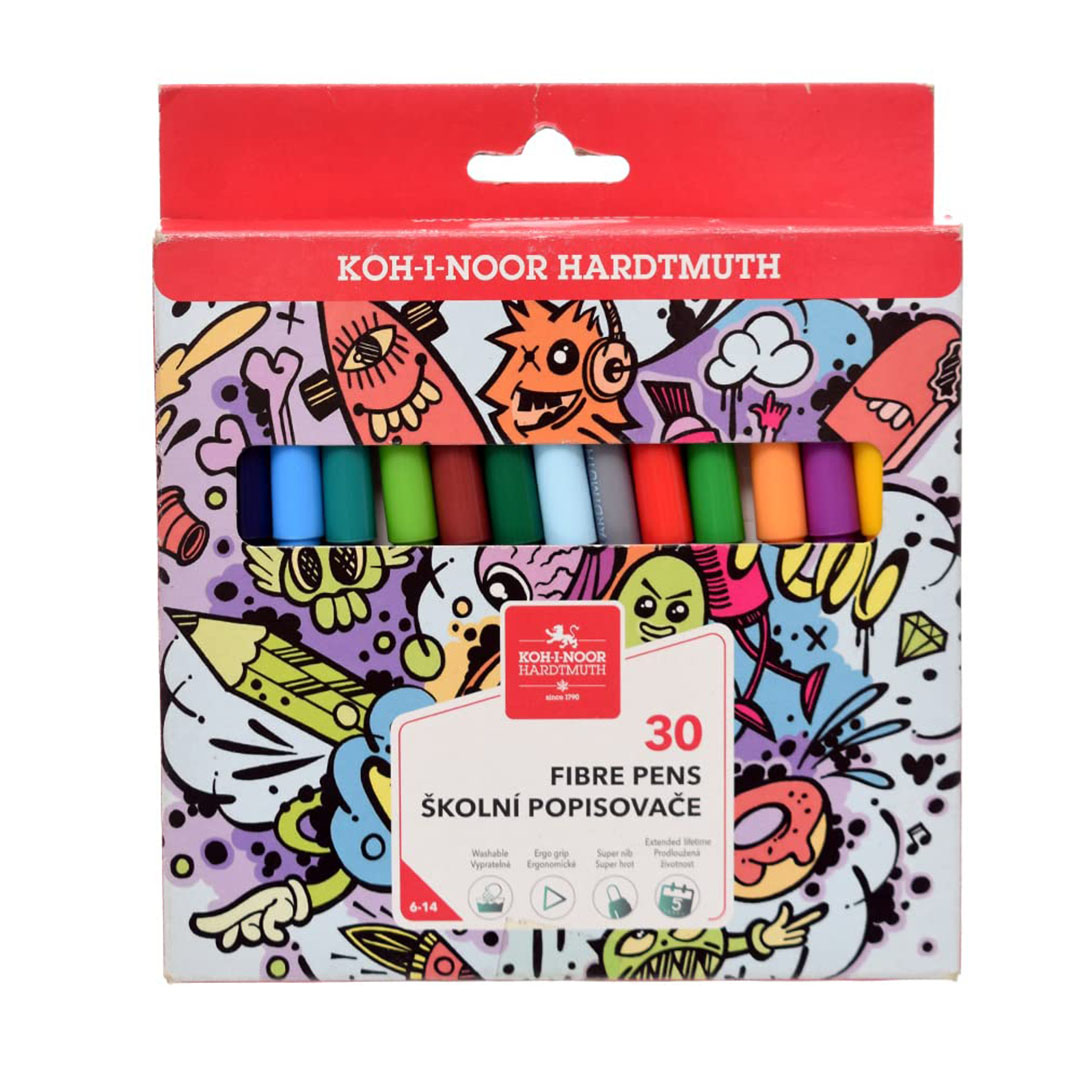 1002 مجموعة أقلام تلوين - 30 لون