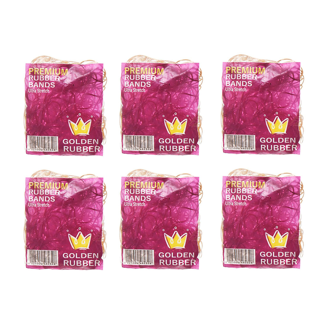 مجموعة أساتك - 6 عبوات - 50 جرام - أصفر