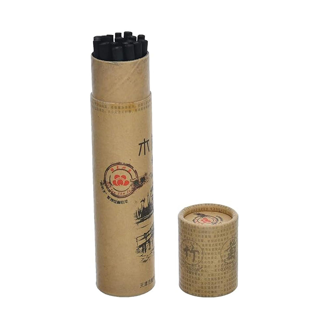 مجموعة أقلام فحم - 20 قطعة -أسود