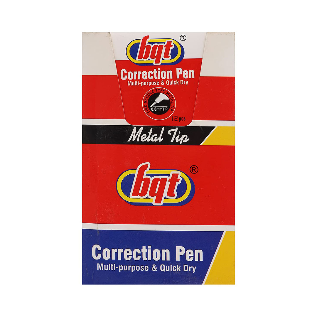 قلم كوريكتور تصحيح - 12 قطعة - أبيض