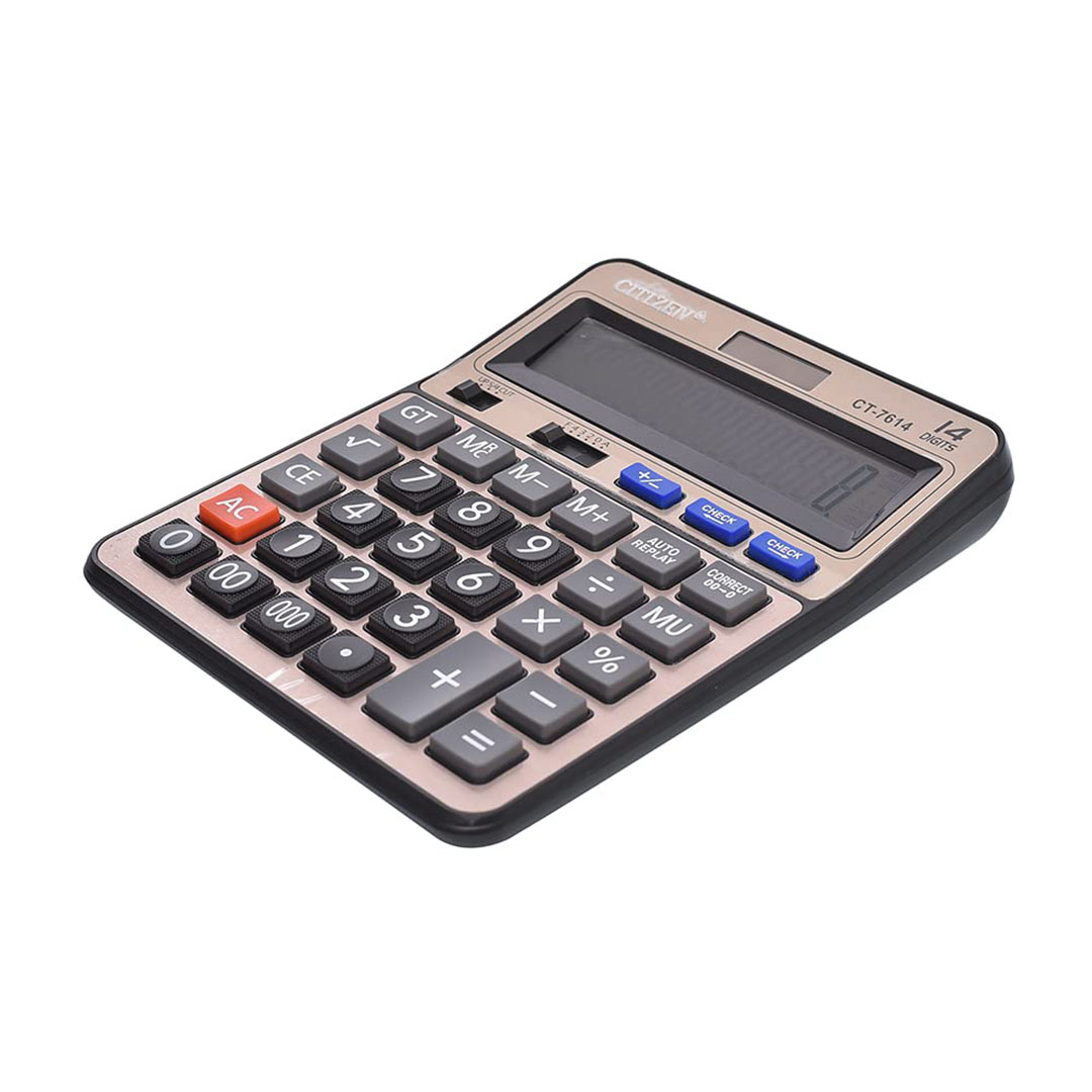 Ct-7614c آلة حاسبة للفحص والتصحيح - بيج