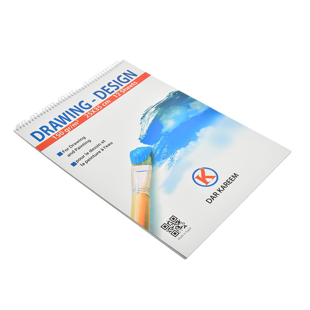 سكيتش رسم - 150 جرام - 12 ورقة