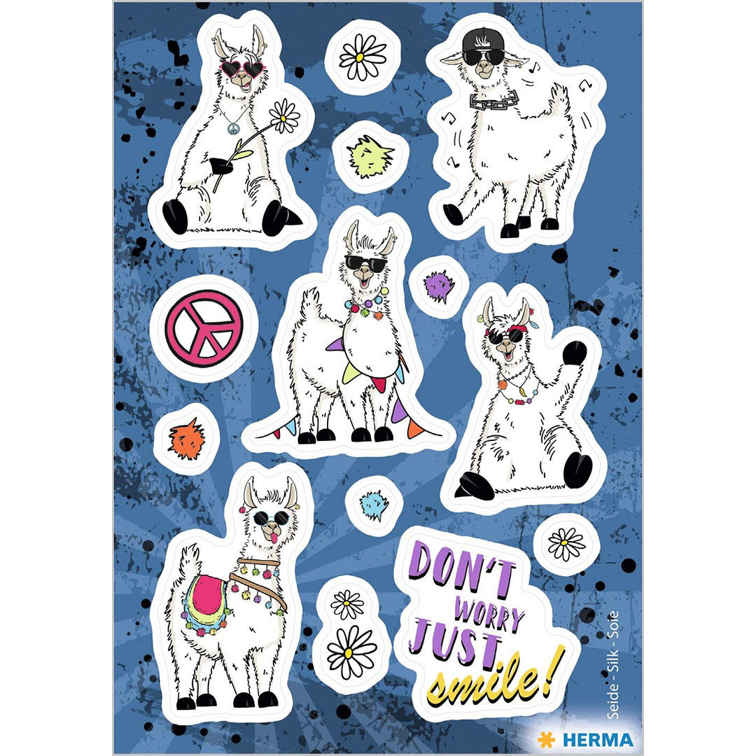 ملصقات بأشكال مختلفة مقاومة للماء