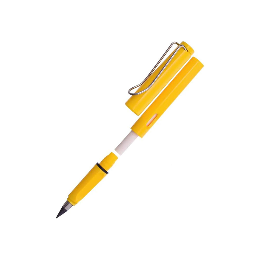 قلم رصاص - وقابل لإعادة الاستخدام - أصفر