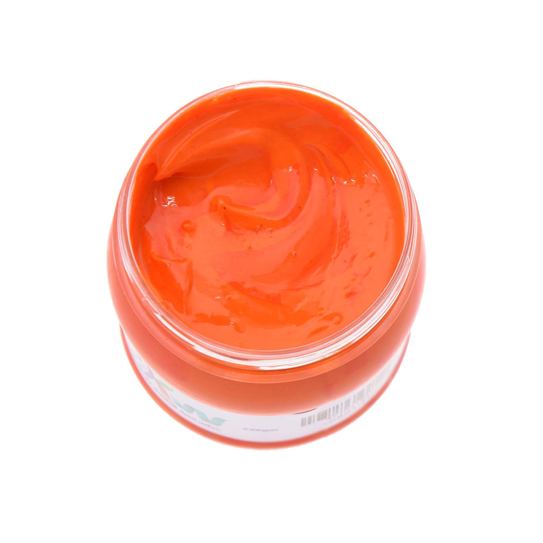 صبغة عجينة للأقمشة والأنسجة - برتقالي - 225 جرام