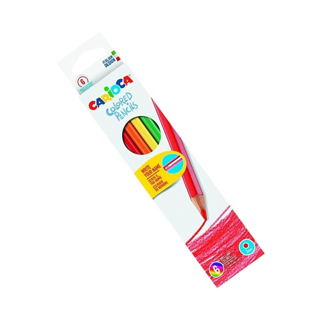 الوان خشب ملونة - 6 قطعة - متعدد الالوان