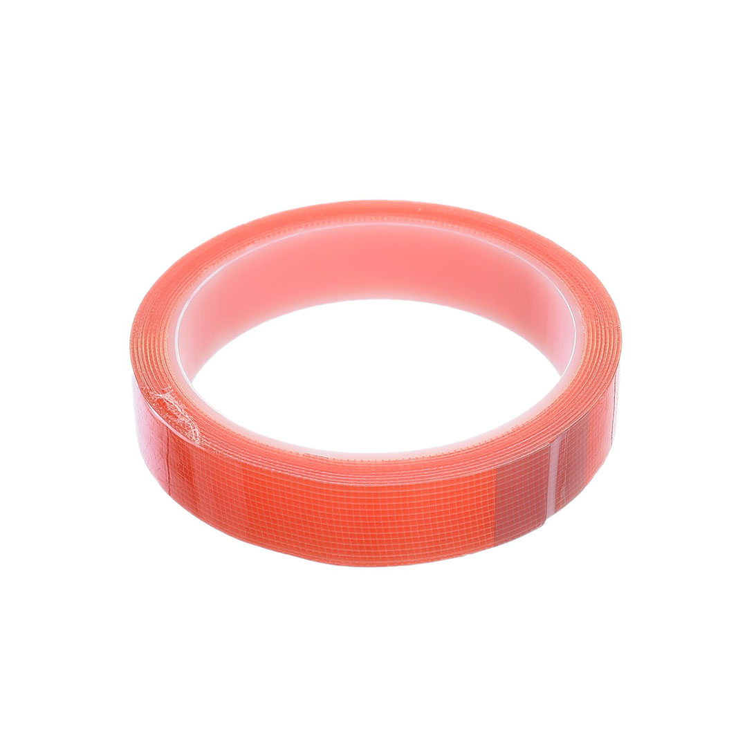 شريط لاصق جيلاتيني شبكي 19 ملم * 2.5 متر- 6 قطع - برتقالي