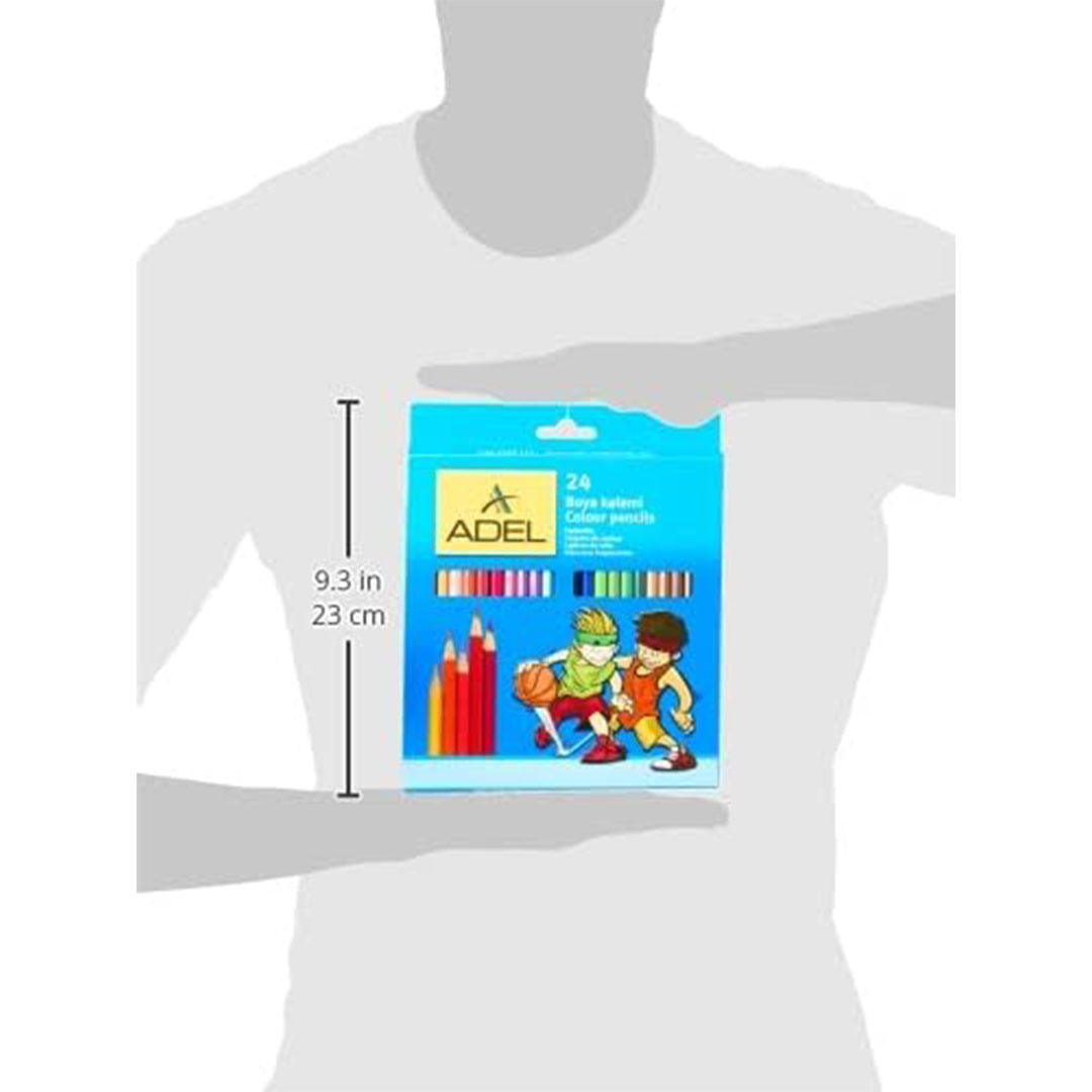 الوان خشب من عادل - 24 قطعة