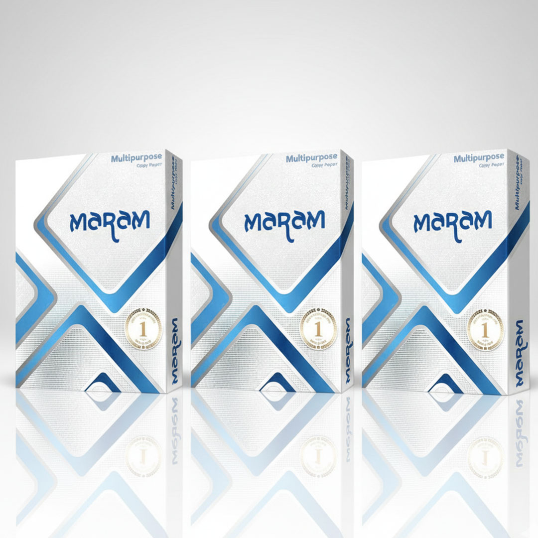 3× مرام ورق للطباعة A4 - 500 ورقة - 70 جرام - أبيض