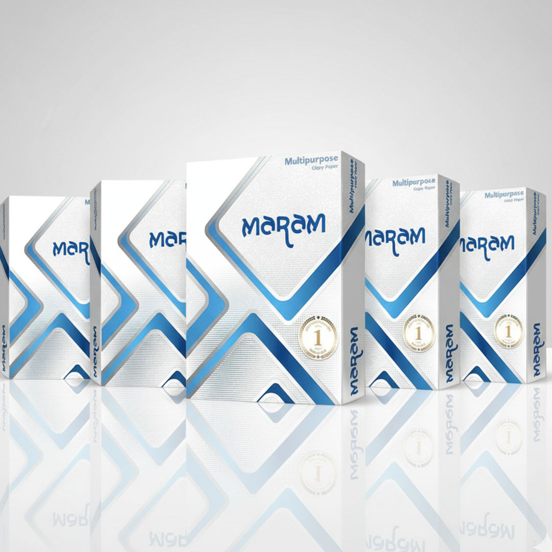 5× مرام ورق للطباعة A4 - 500 ورقة - 70 جرام - أبيض